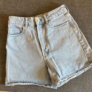 Zara Light Blue Denim Jean Shorts